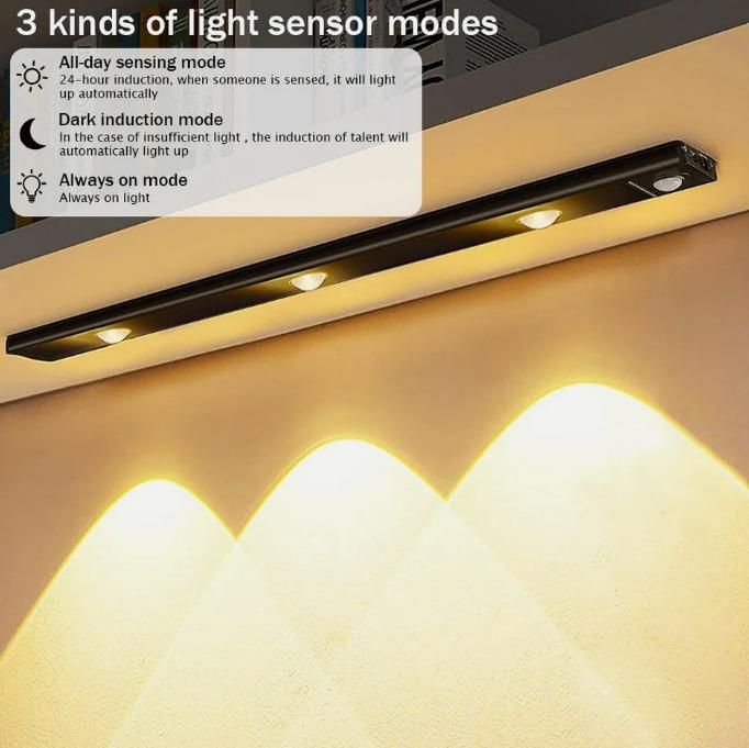 Led Pir Motion Sensor Cabinet With Usb Rechargeble