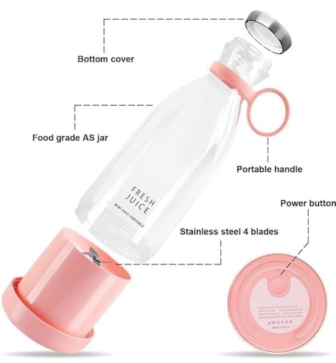 Heavy Duty Handhold Press Fruit Manual Juicer